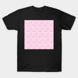 PINK 60S RETRO FLORALS T-Shirt